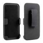 Wholesale Samsung Galaxy S5 Armor Shell Case Stand and Holster Clip (Black Red)